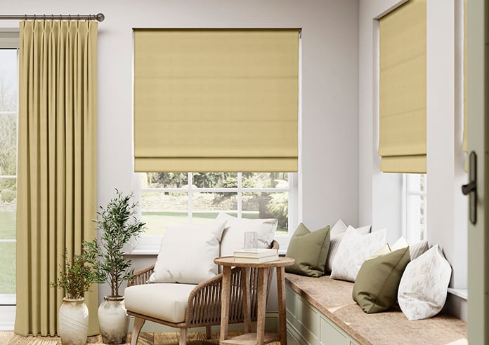 Shima Faux Silk, Linen - Twist&Fit Roman Blind - Image 3